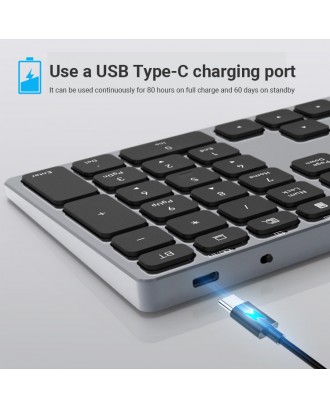 Custom Magic Keyboard Aluminum Alloy Metal Mini Portable Mac Notebook Laptop Multimedia Computer Wireless Keyboards