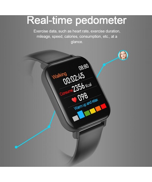 F25 Fitness Watch Waterproof Body Temperature Blood Pressure Sleep Monitoring Smart Watch for Exercise F25 Fitness Watch Waterproof Body Temperature Blood Pressure Sleep Monitoring Smart Watch for Exercise