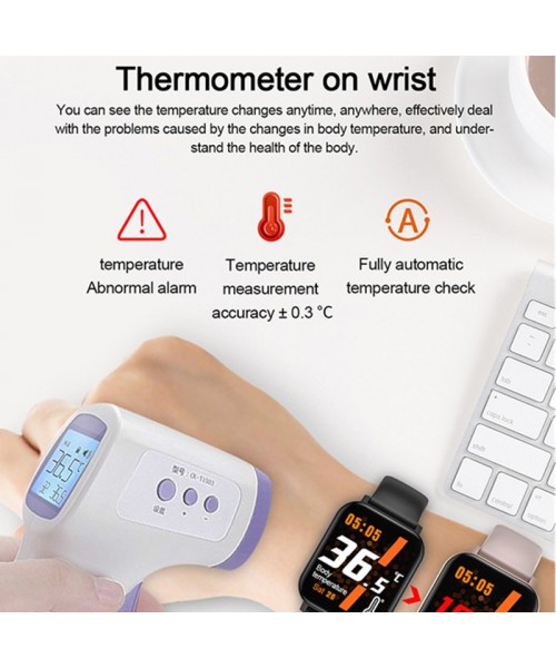 F25 Fitness Watch Waterproof Body Temperature Blood Pressure Sleep Monitoring Smart Watch for Exercise F25 Fitness Watch Waterproof Body Temperature Blood Pressure Sleep Monitoring Smart Watch for Exercise