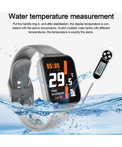 F25 Fitness Watch Waterproof Body Temperature Blood Pressure Sleep Monitoring Smart Watch for Exercise F25 Fitness Watch Waterproof Body Temperature Blood Pressure Sleep Monitoring Smart Watch for Exercise