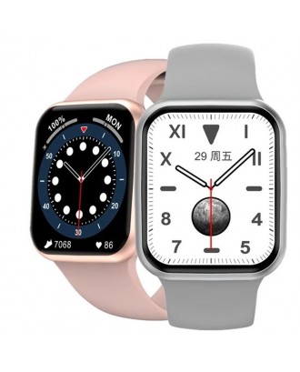 New DT100 Watch 1.75 inch Encoder Rotating Split Screen Phone Call Security Password Sport Heart Rate IP68 Smart Watch