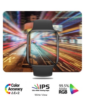 New DT100 Watch 1.75 inch Encoder Rotating Split Screen Phone Call Security Password Sport Heart Rate IP68 Smart Watch