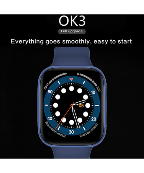 New IWO Sport Ok3 Watch 1.75 inch Screen Waterproof Heart Rate Monitor Fitness Tracker Wireless Charger OK3 Smart Watch New IWO Sport Ok3 Watch 1.75 inch Screen Waterproof Heart Rate Monitor Fitness Tracker Wireless Charger OK3 Smart Watch
