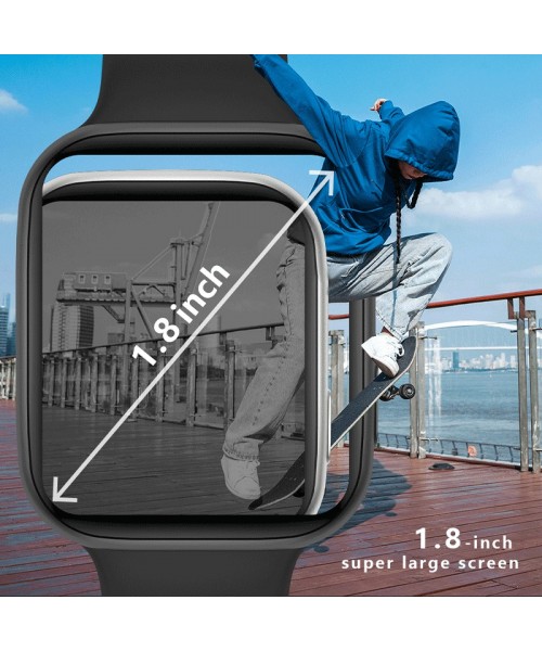 DW98 Watch 1.8 inch Screen Men Women Fitness Tracker Wireless Charger Smart Watch for IOS Android DW98 Watch 1.8 inch Screen Men Women Fitness Tracker Wireless Charger Smart Watch for IOS Android