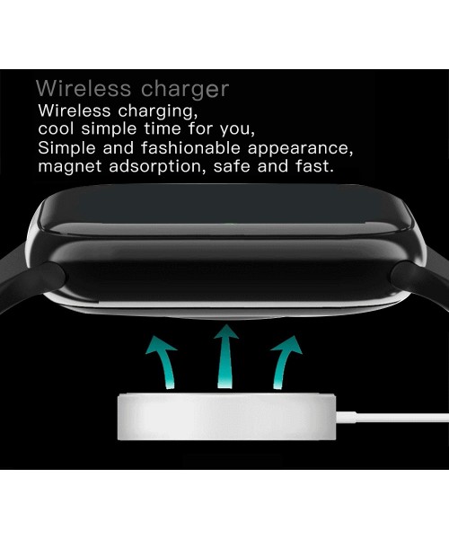 DW98 Watch 1.8 inch Screen Men Women Fitness Tracker Wireless Charger Smart Watch for IOS Android DW98 Watch 1.8 inch Screen Men Women Fitness Tracker Wireless Charger Smart Watch for IOS Android