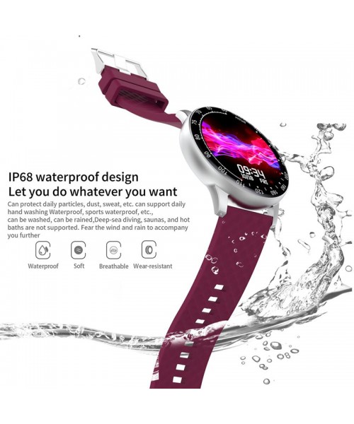 H30 1.28 inches Watch Men DIY Watch Face IP68 Waterproof Heart Rate Monitor Smart Watch For Android H30 1.28 inches Watch Men DIY Watch Face IP68 Waterproof Heart Rate Monitor Smart Watch For Android