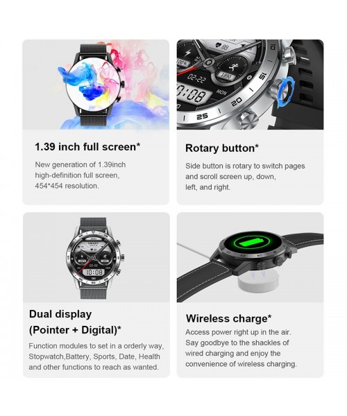 KK70 BT Call Phone Watch with 1.39 inch Screen Wireless Charge Watches Sport Fitness Smart Watch KK70 BT Call Phone Watch with 1.39 inch Screen Wireless Charge Watches Sport Fitness Smart Watch