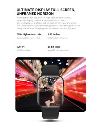 iwo 14 Smart Watch 6 Red Blue Colors 1.57 inch Full screen Waterproof BT Smart Watch x12 for Android ios