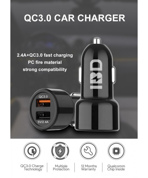 Consumer electronic car accessories mobile phone 12v quick charge 3.0 dual car charger usb 5v/2.4a fast charger for smartphone Consumer electronic car accessories mobile phone 12v quick charge 3.0 dual car charger usb 5v/2.4a fast charger for smartphone