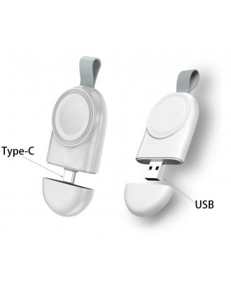 Portable Keychain Wireless Charging for Apple Watch 1 2 3 4 5 6 7 SE Watch Wireless Charger